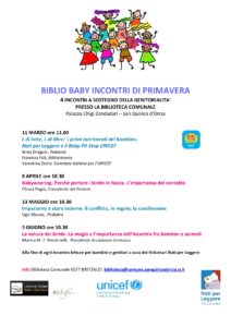 Locandina eventi biblioteca